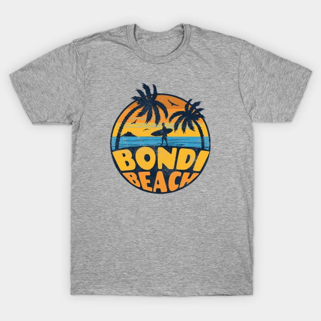 Bondi Beach Vintage Distressed T-Shirt by Speshly